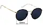Sunglass Fix Replacement Lenses for Ray-Ban RB3447-J-M Round Full Colour - 50mm Wide 