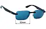 Ray-Ban RB4470CH Replacement Lenses 59mm wide 