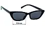 Sunglass Fix Replacement Lenses for Reality Dolce Vita - 51mm Wide 
