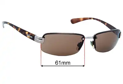 Revo 3056 Replacement Lenses 61mm wide 