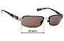 Sunglass Fix Replacement Lenses for Revo 3056 - 61mm Wide 
