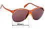 Sunglass Fix Replacement Lenses for Rodenstock Lady Line - 66mm Wide 