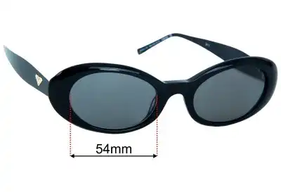 Roxy Sun Rx 02 Replacement Lenses 54mm wide 