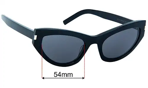 Saint Laurent  SL 215 Grace Replacement Lenses 54mm wide 