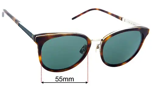 Saint Laurent  SL M101 Replacement Lenses 55mm wide 