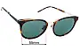 Saint Laurent  SL M101 Replacement Lenses 55mm wide 