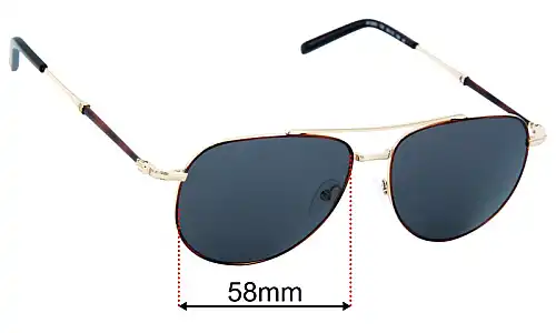 Salvatore Ferragamo SF226S Ersatzgläser 58mm wide 