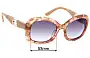 Sunglass Fix Replacement Lenses for Salvatore Ferragamo SF728S - 53mm Wide 