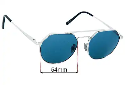 Serengeti Shelby Verres de Remplacement 54mm wide 