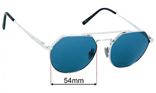 Serengeti Shelby Replacement Sunglass Lenses - 54mm Wide  