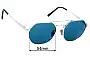 Sunglass Fix Verres de Remplacement pour Serengeti Shelby - 54mm Wide 