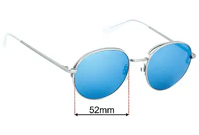 Solar Mercury Lentes de Repuesto 52mm wide 