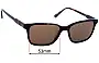 Sunglass Fix Replacement Lenses for Specsavers Chesterman Sun Rx - 53mm Wide 