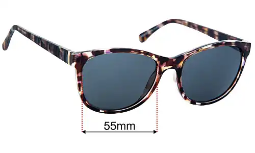 Specsavers Eden Sun Rx Replacement Lenses - 55mm  