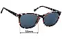 Sunglass Fix Replacement Lenses for Specsavers Eden Sun Rx - 55mm Wide 