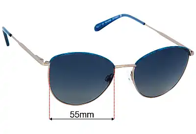 Specsavers Fernanda Lentes de Repuesto 55mm wide 