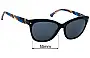 Sunglass Fix Replacement Lenses for Specsavers Mauritius Sun Rx - 55mm Wide 
