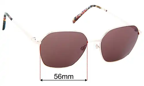 Specsavers Portrush Sun Rx Replacement Lenses 56mm wide 