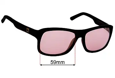 Quiksilver QS Sun Rx 02 Replacement Lenses 59mm wide 