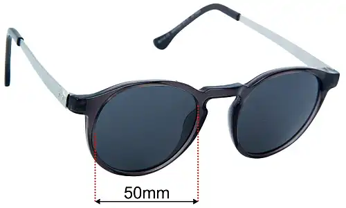 Specsavers Southwold Sun Rx Replacement Lenses 50mm wide 