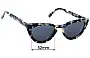 Sunglass Fix Lentes de Repuesto para Status Anxiety Villain - 52mm Wide 