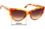 Stella McCartney SM4033 Replacement Sunglass Lenses - 58mm Wide 