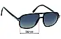 Sunglass Fix Replacement Lenses for Tom Ford TF5737-B - 56mm Wide 