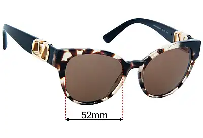 Valentino VA 3043 Replacement Lenses 52mm wide 