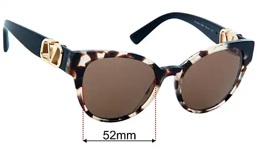 Valentino VA 3043 Replacement Lenses 52mm wide 