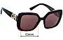 Valentino VA4065 Replacement Lenses 53mm wide 