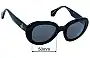Sunglass Fix Lentes de Repuesto para Vivienne Westwood Sun Rx 05 - 50mm Wide 
