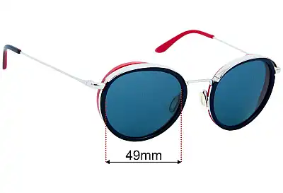 Vuarnet VL1818 Lentes de Repuesto 49mm wide 