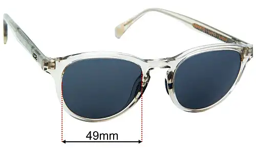 WMP Eyewear Birdie Lentes de Repuesto 49mm wide 