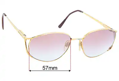 Yves Saint Laurent 4092 Lentes de Repuesto 57mm wide 