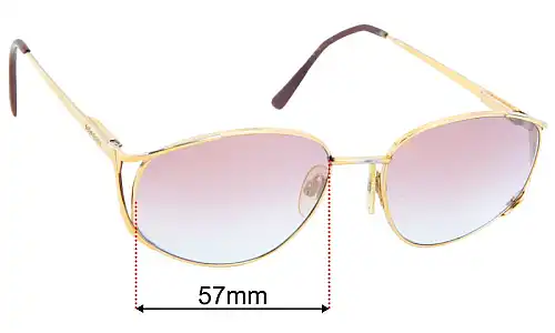 Yves Saint Laurent 4092 Replacement Lenses 57mm wide 