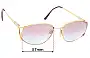 Sunglass Fix Replacement Lenses for Yves Saint Laurent 4092 - 57mm Wide 