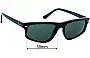Ray-Ban RB2221 Replacement Lenses 56mm wide 