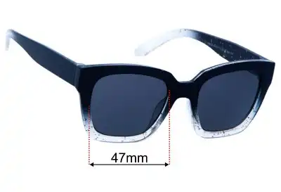 Foster Grant Puffy G Replacement Lenses 47mm wide 