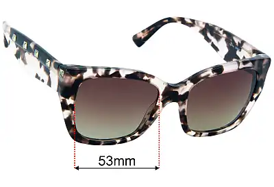 Valentino VA4048 Lentes de Repuesto 53mm wide 