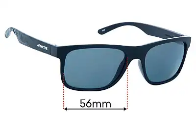 Arnette Khim AN4341 Replacement Lenses 56mm wide 