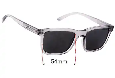 Arnette Lebowl AN4321 Replacement Lenses 54mm wide 