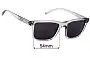 Sunglass Fix Ersatzgläser für Arnette Lebowl AN4321 - 54mm Wide 