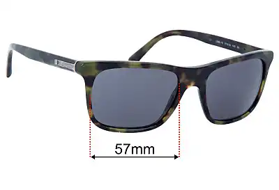 Bvlgari 7018 Replacement Lenses 57mm wide 