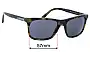 Sunglass Fix Verres de Remplacement pour Bvlgari 7018 - 57mm Wide 