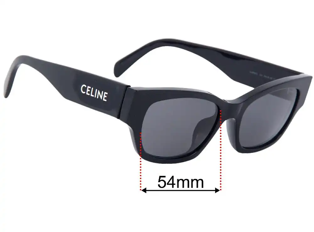 Sunglass Fix Ersatzgläser für Celine CL 40197U - 54mm Wide