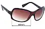 Sunglass Fix Replacement Lenses for Fiorelli Ava - 63mm Wide 