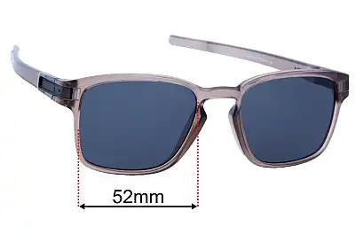 Oakley Latch Square OO9353 Replacement Lenses 52mm wide 