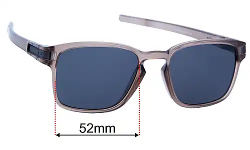 Oakley Latch Square OO9353 Replacement Lenses 52mm wide 