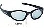 Sunglass Fix Replacement Lenses for Oakley Ten X (1998) - 56mm Wide 