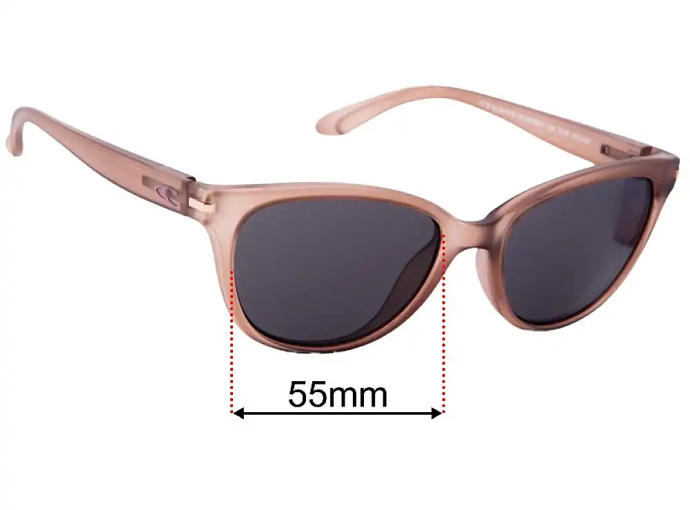 Sunglass Fix Replacement Lenses for O'Neill ONS Kealia 2.0 - 55mm Wide